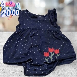 Carter's one piece dress/onesie size 18 months